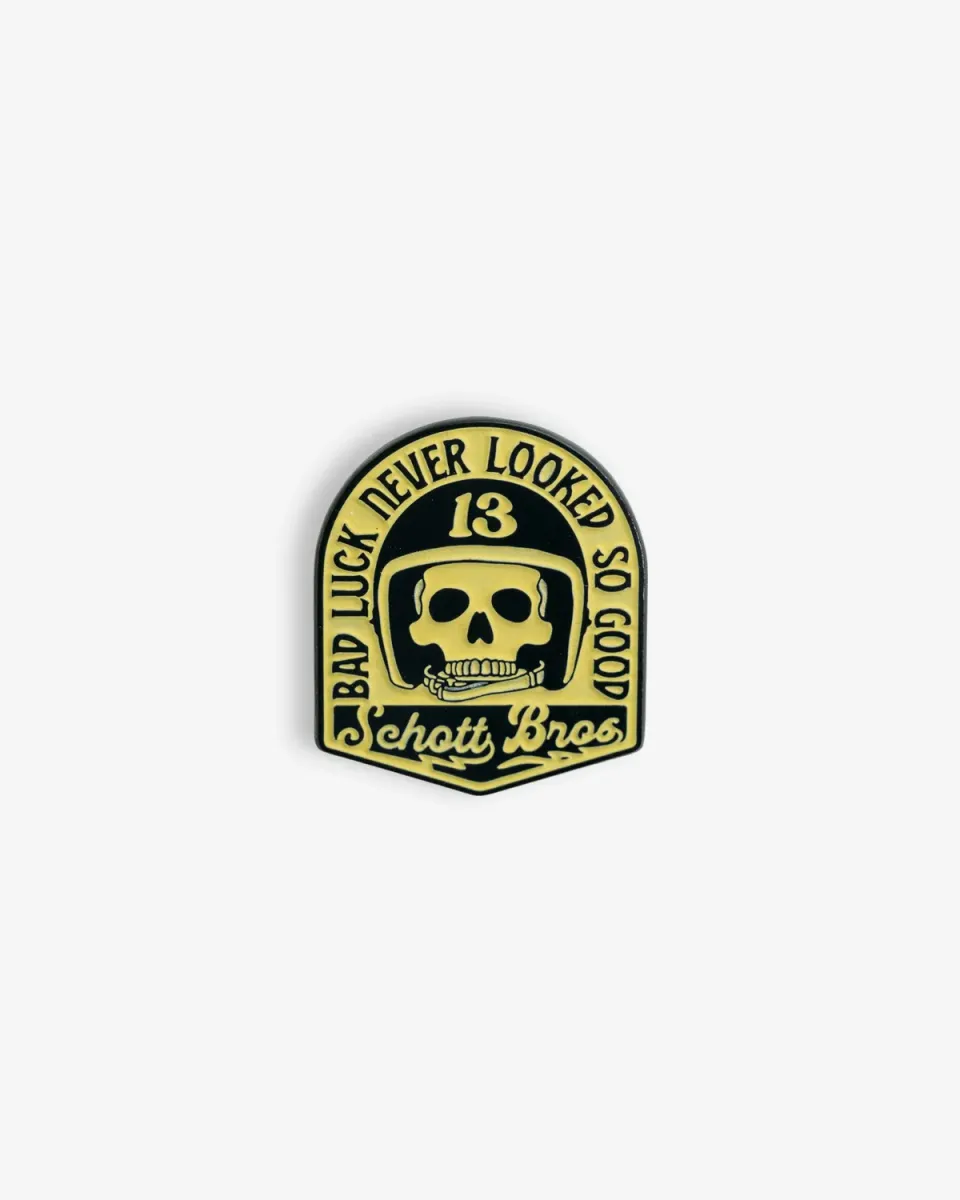 Schott NYC XLUCKG pin neon