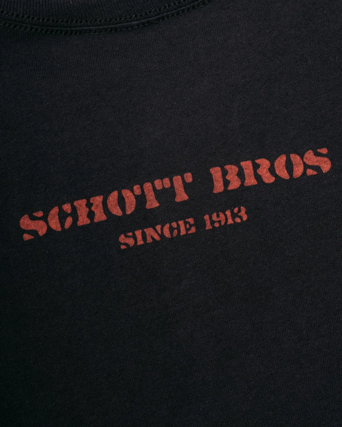 Schott NYC TROSE1 Rose t-skjorte svart dame bomull