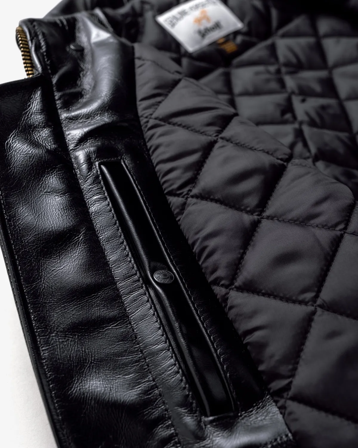 Schott NYC 689H skinnjakke svart hesteskinn