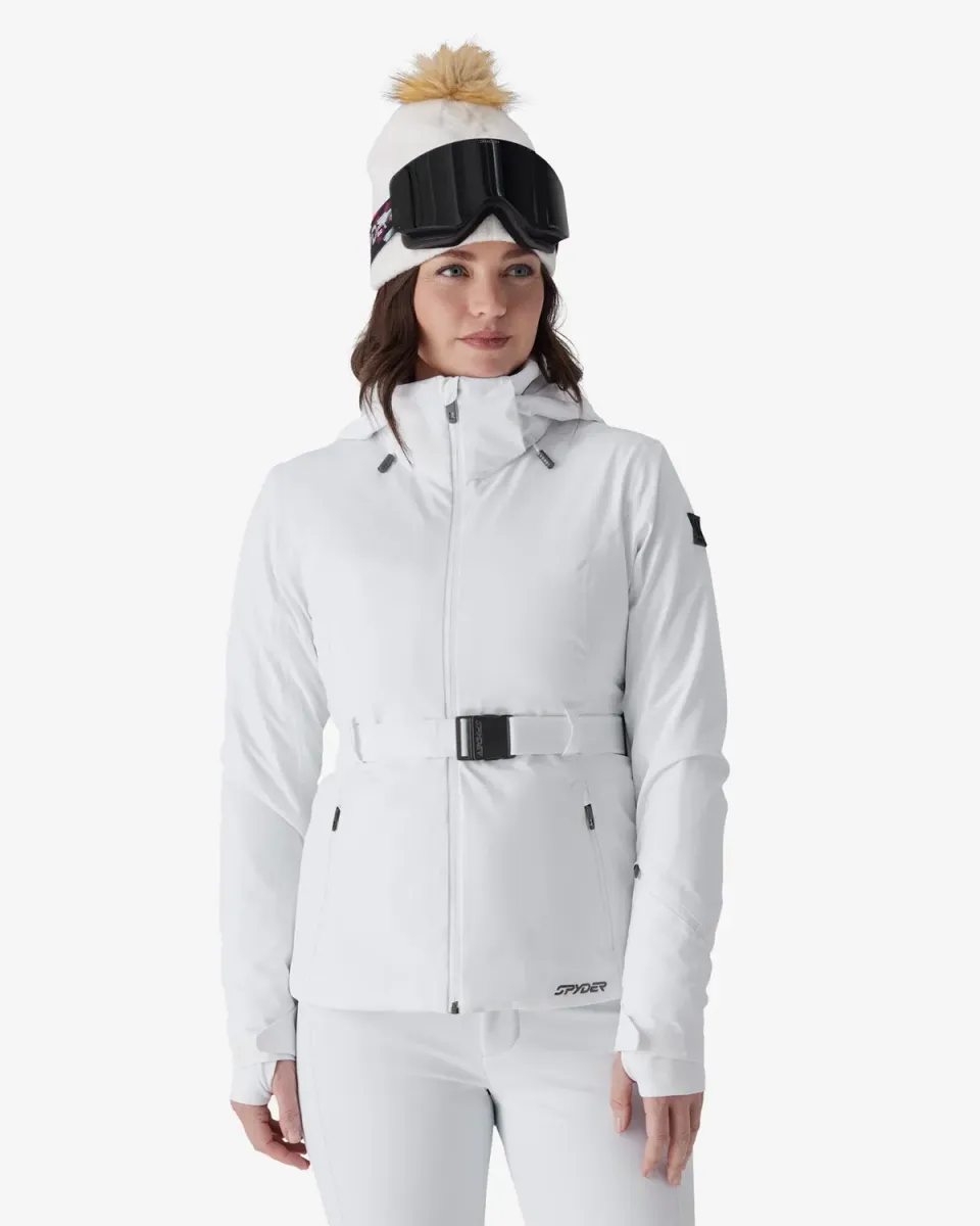 Spyder Latigo 38SD073601 skijakke hvit vanntett
