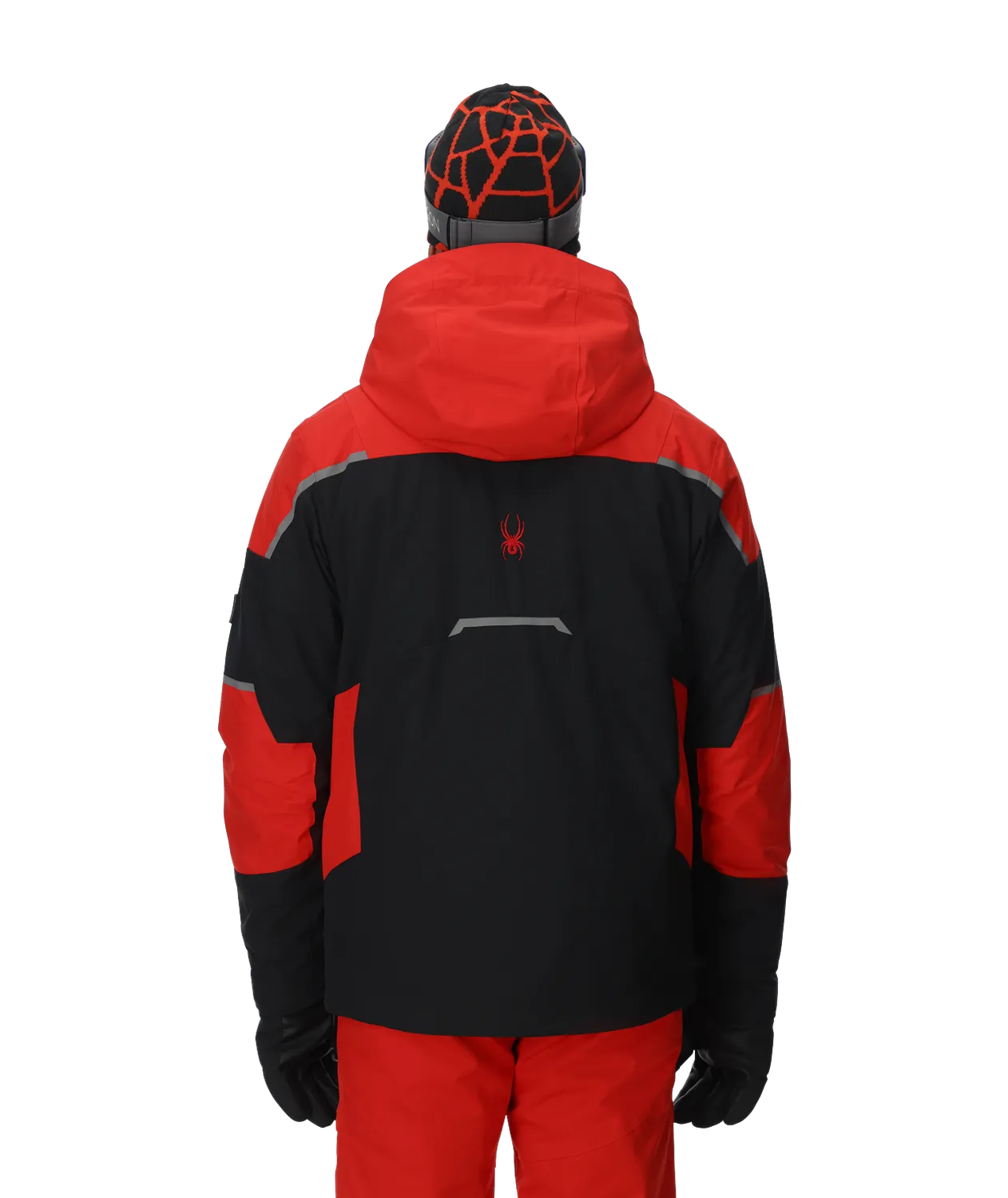 Spyder Chambers skijakke rød isolert 20K