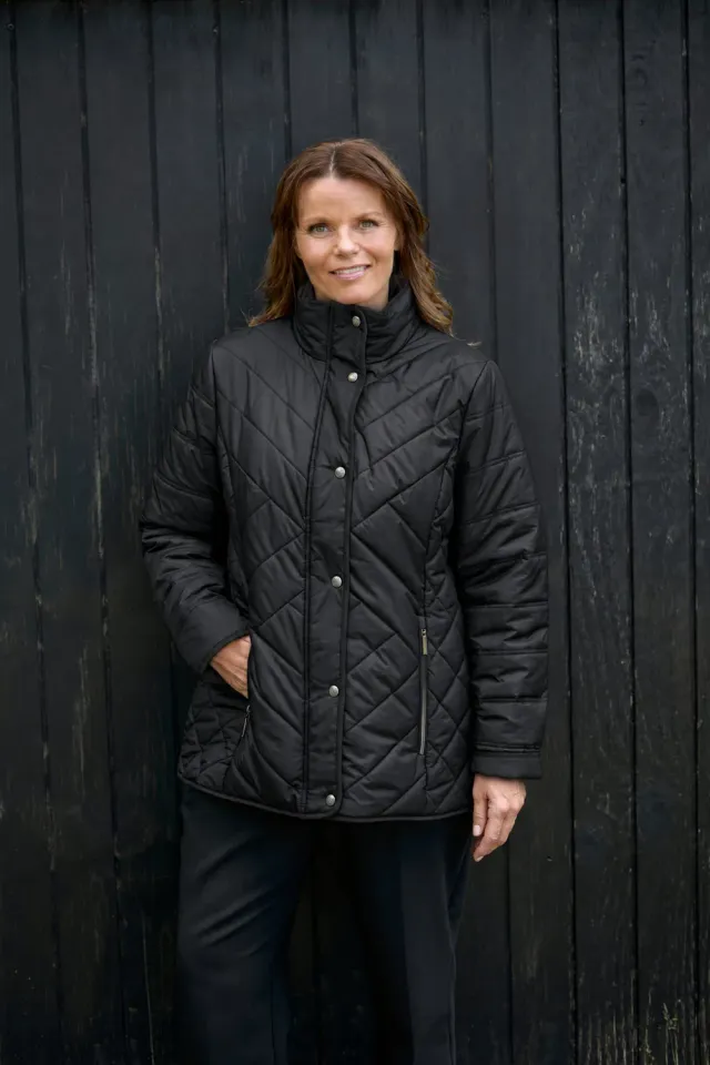 Danwear Windfield Maiken vinterjakke svart kort