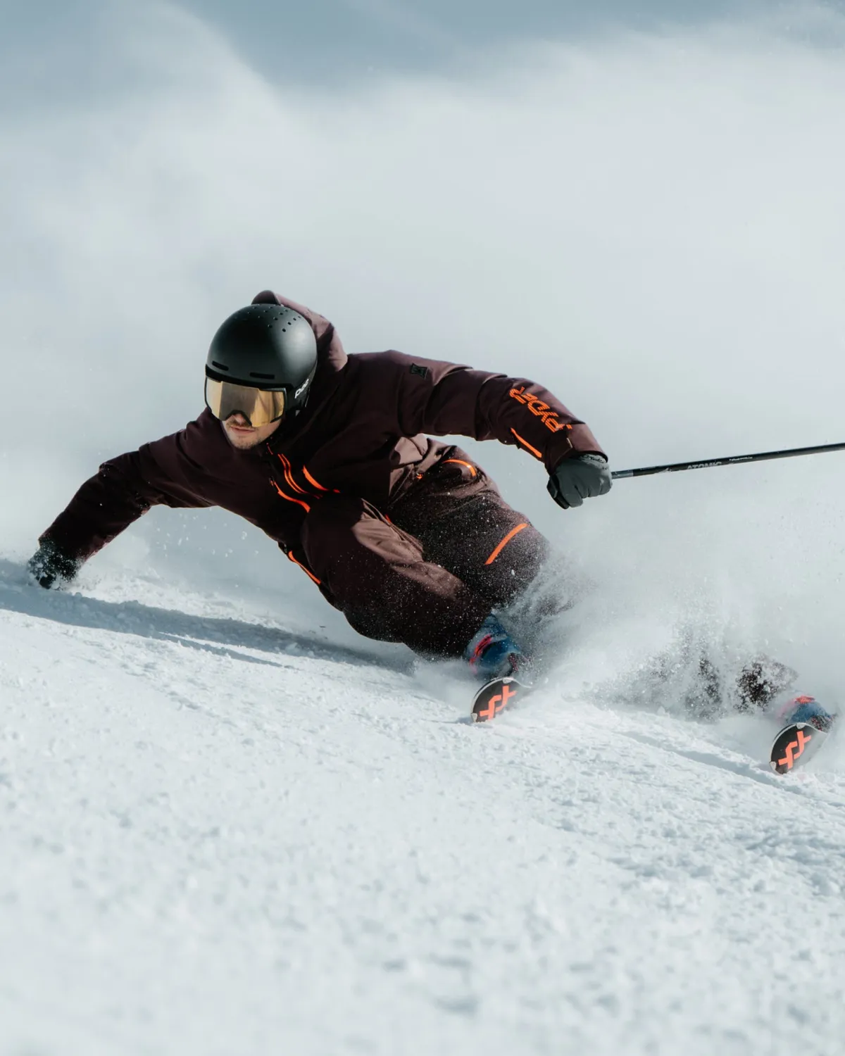 Spyder Davos skijakke herre Mocha 30K vanntett