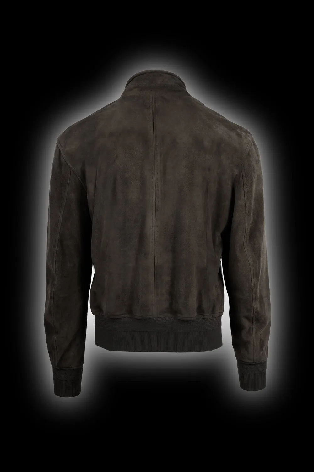Matchless Craig semsket jakke deep grey bomber