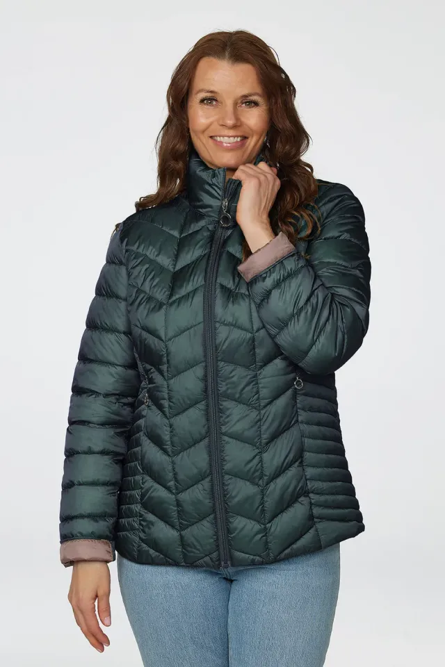Danwear Windfield Gunda dunjakke army lett