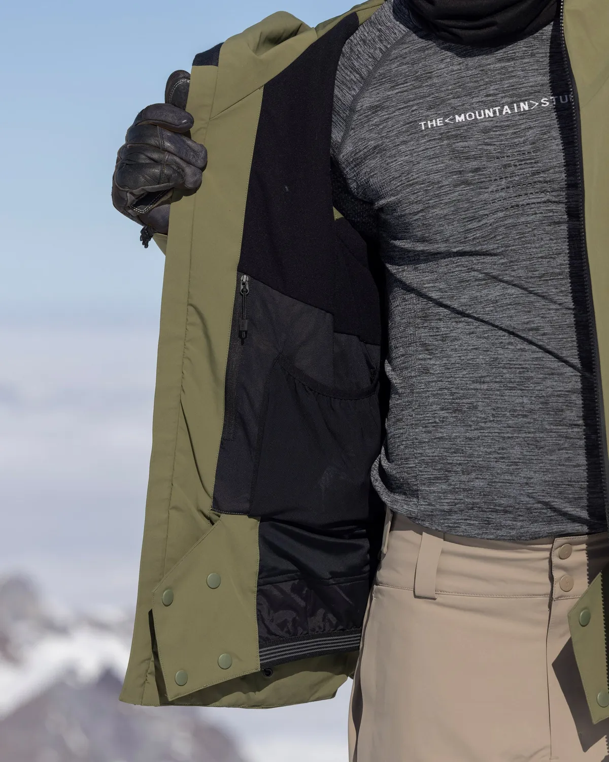 The Mountain Studio S-7 skijakke Brindle vanntett isolert