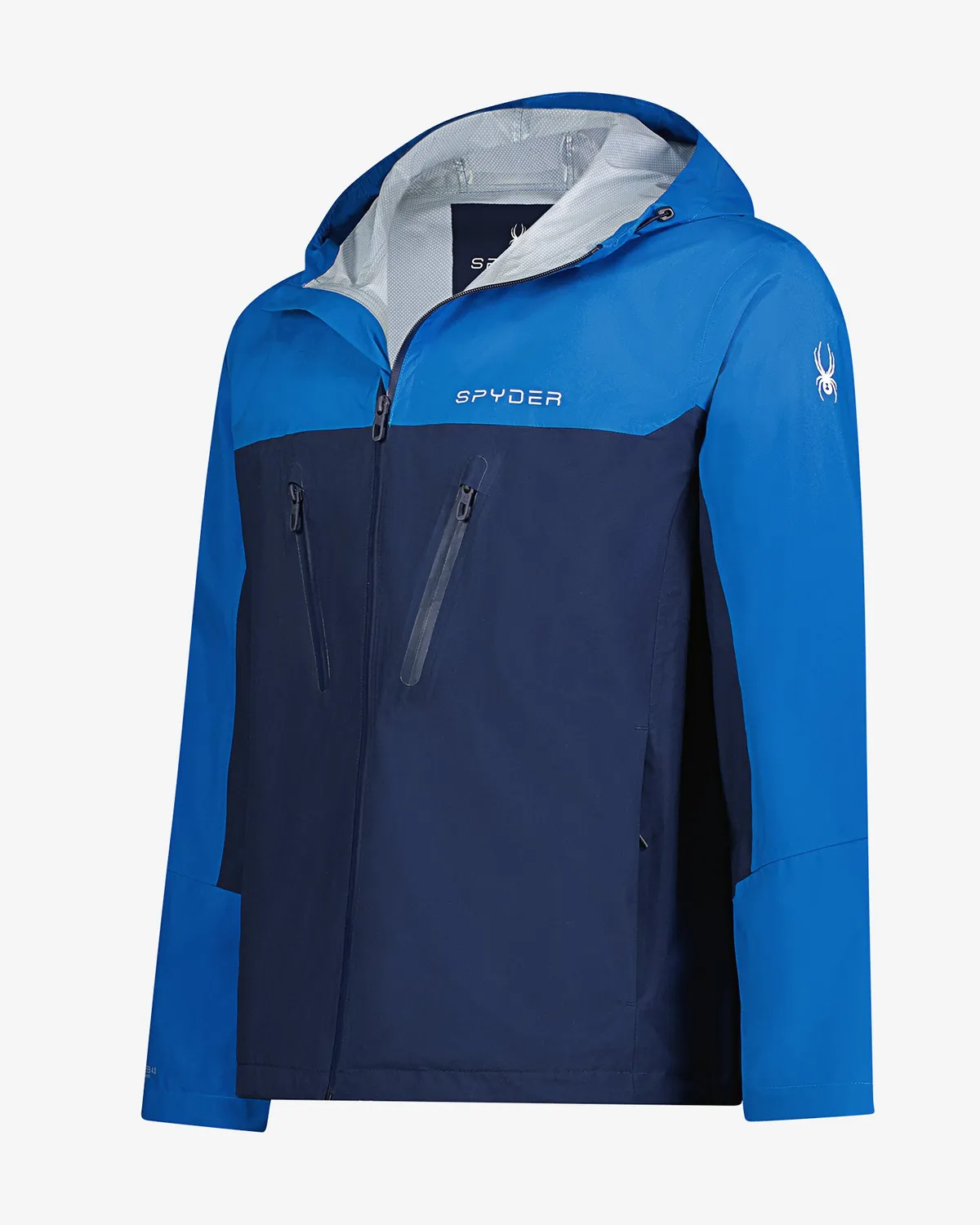 Spyder Overcast regnjakke herre royal blue vanntett