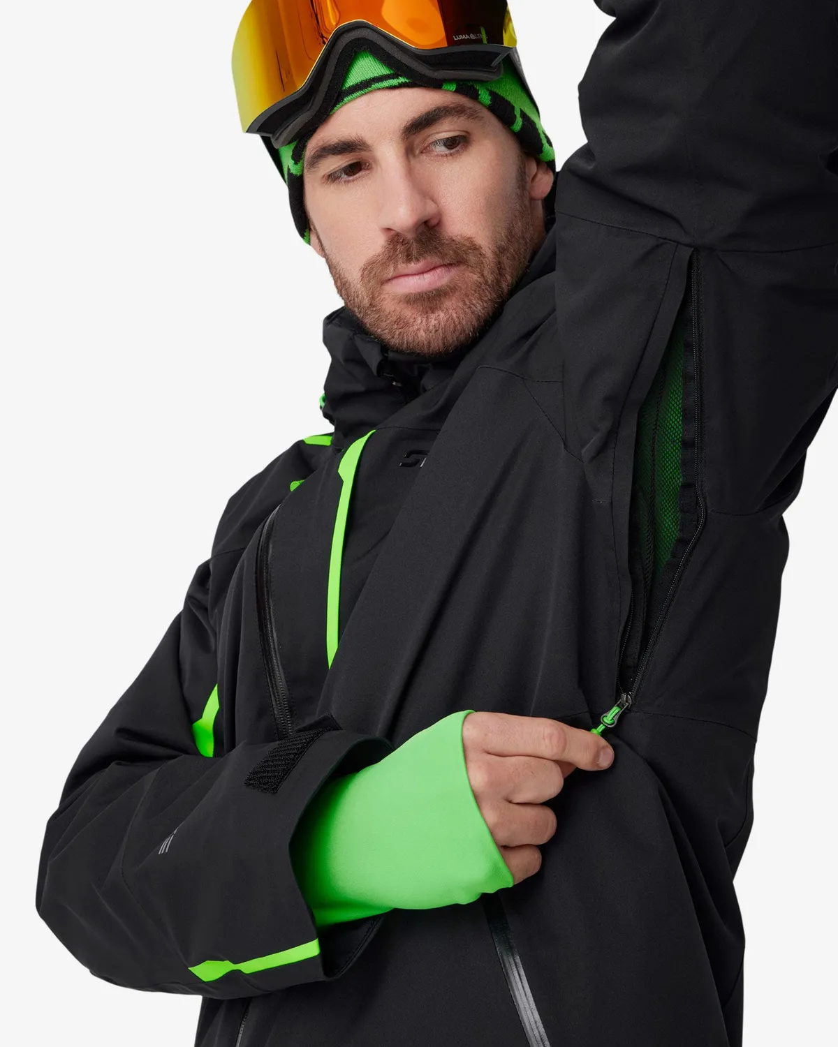Spyder Leader skijakke herre Strobe Green – 100g