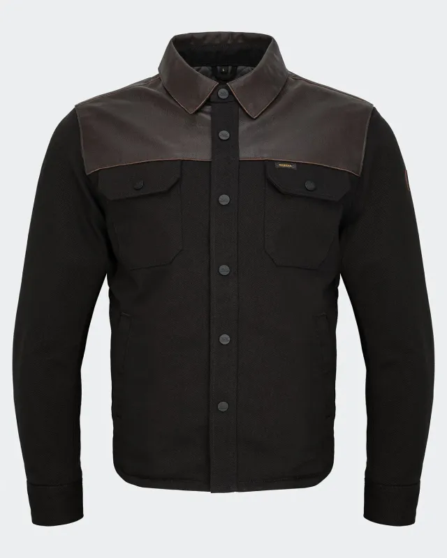 Rokker Bozeman Rider Shirt svart skinn AAA M