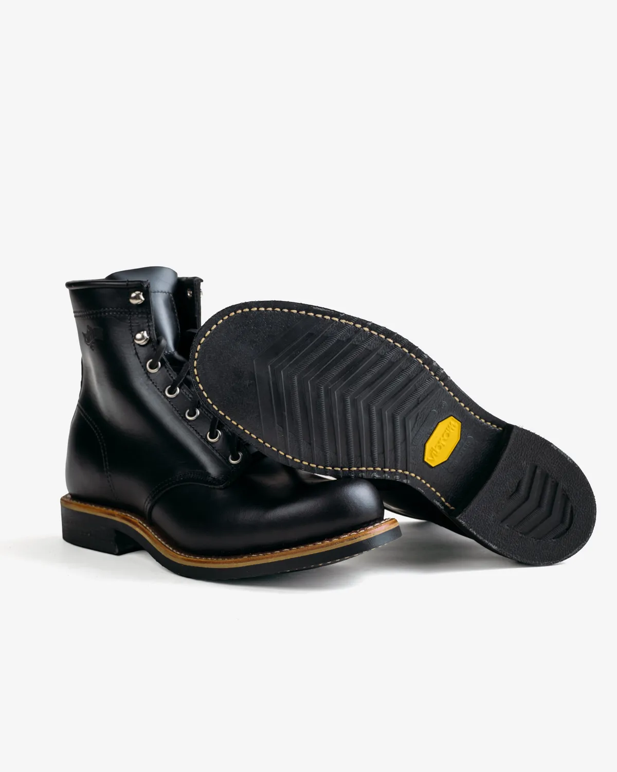 Schott NYC BT24 service boots svart 6" lær