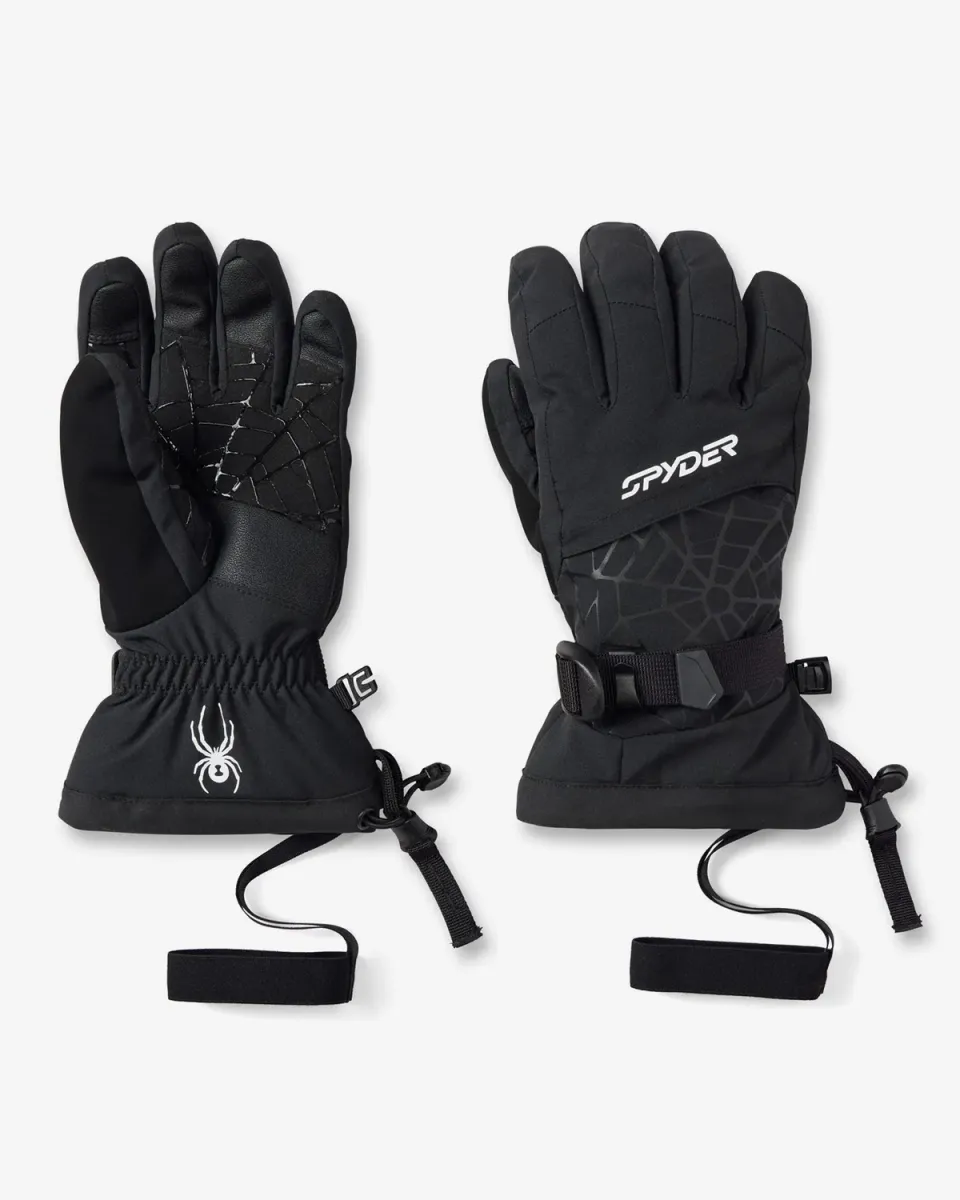 Spyder Overweb skihansker barn svart vanntett