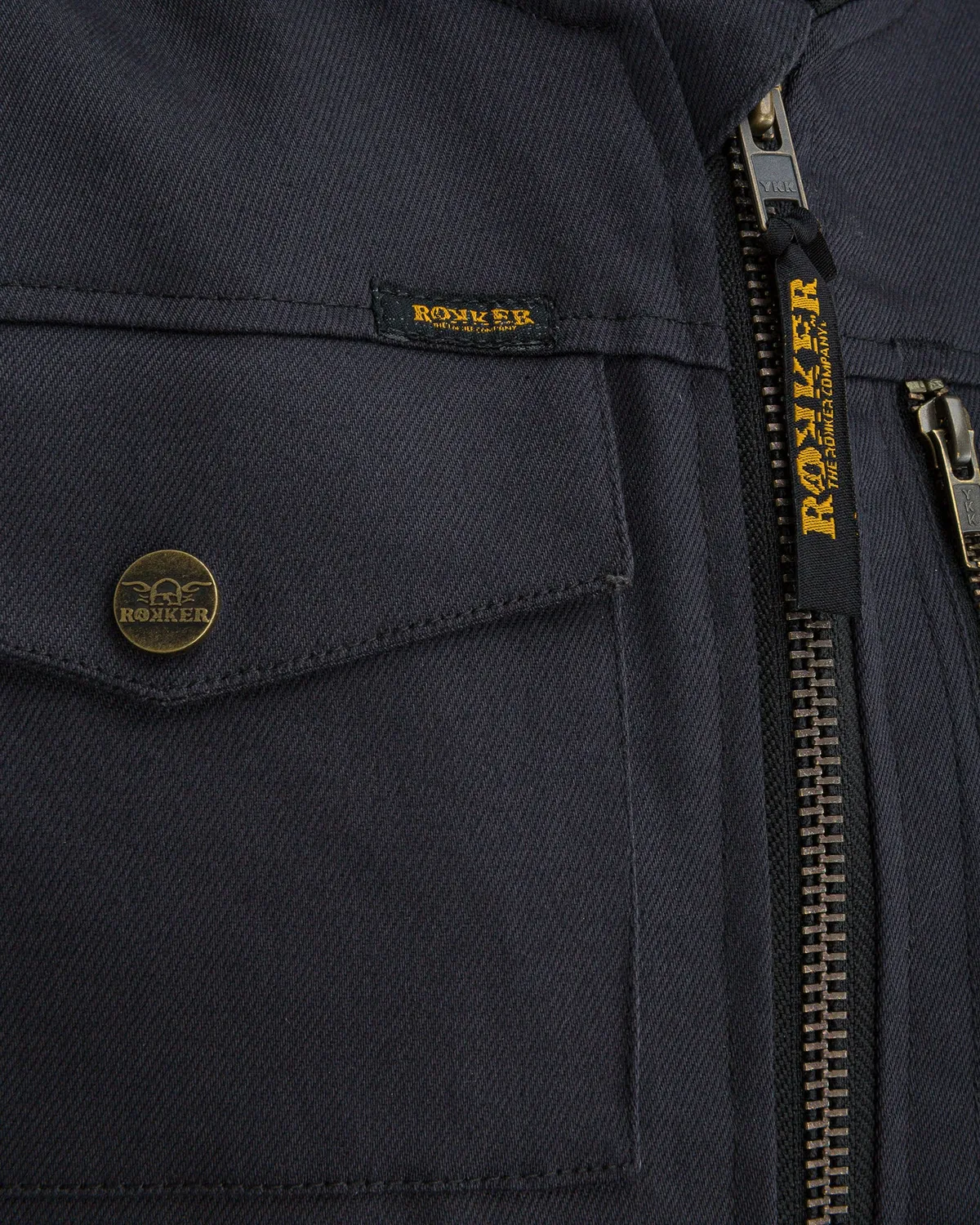 Rokker Ranger Vest II mc-vest svart slitesterk