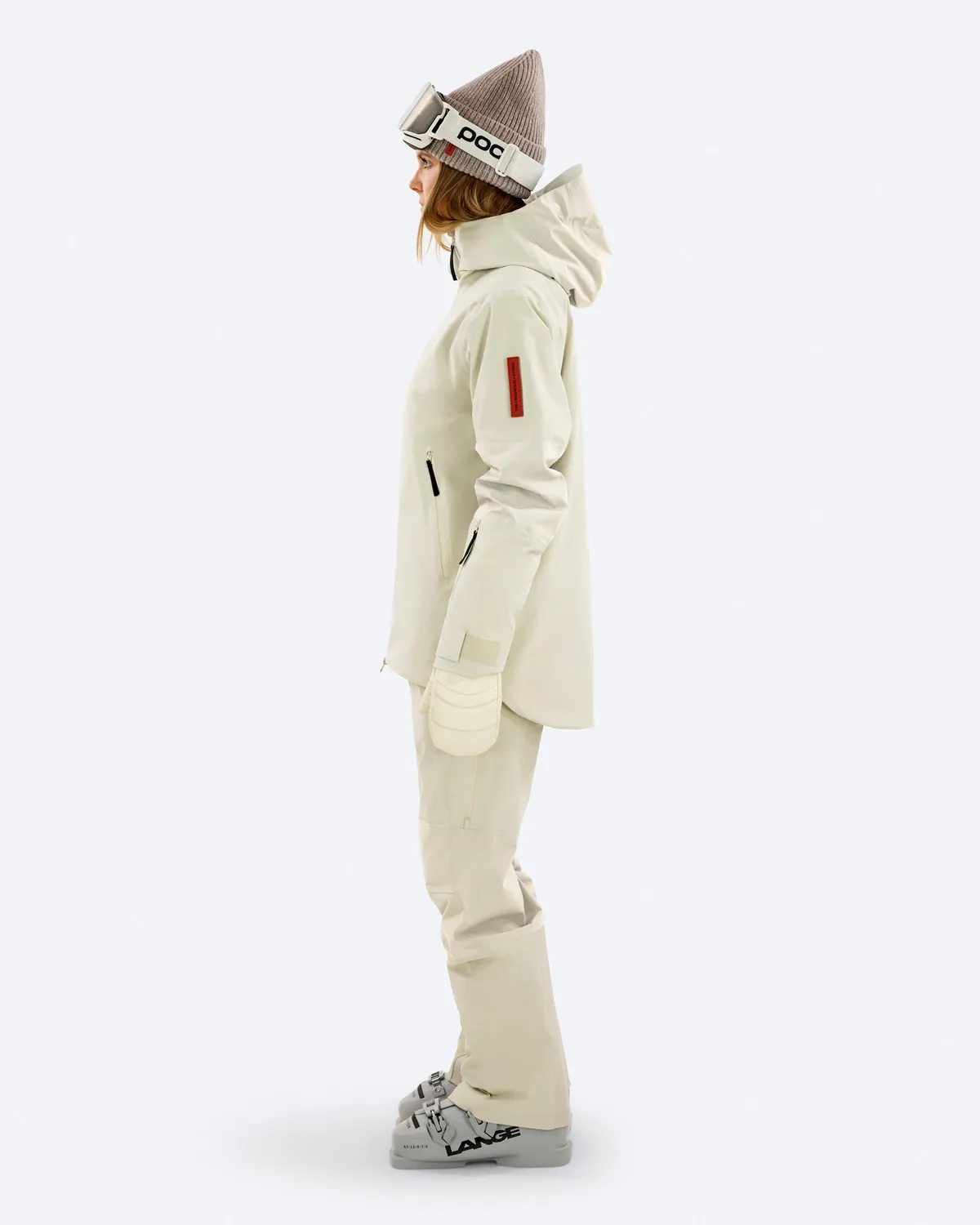 The Mountain Studio Z-8 W 3L skijakke dame beige isolert