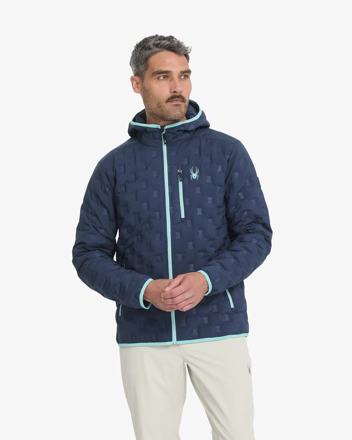 Spyder Zenith Hooded dunjakke svart hette