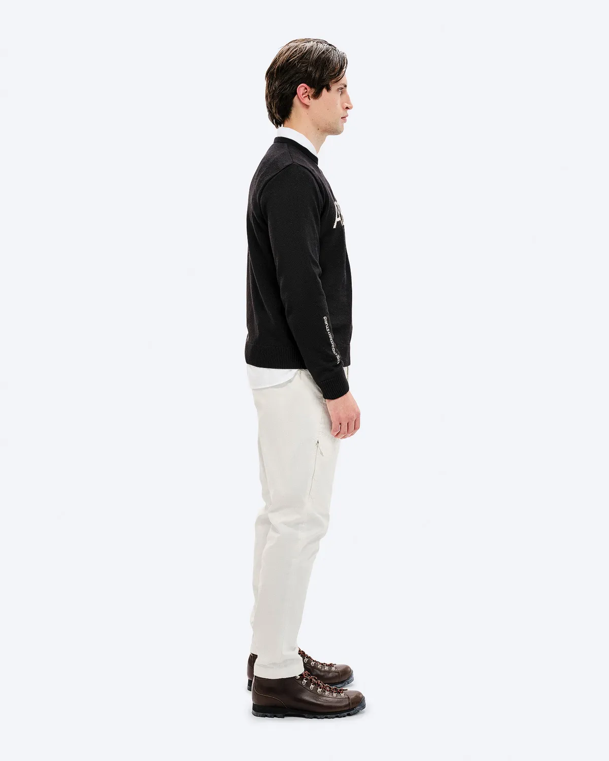 The Mountain Studio K-3 Kitzbühel strikkegenser svart merino