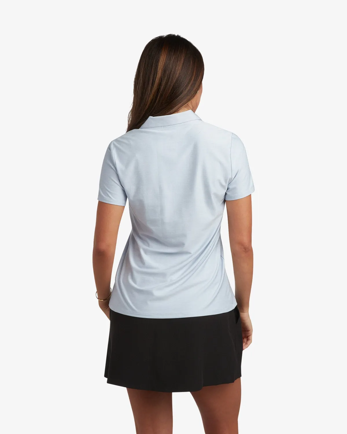 Spyder Weekender polo dame mist blue – stretch
