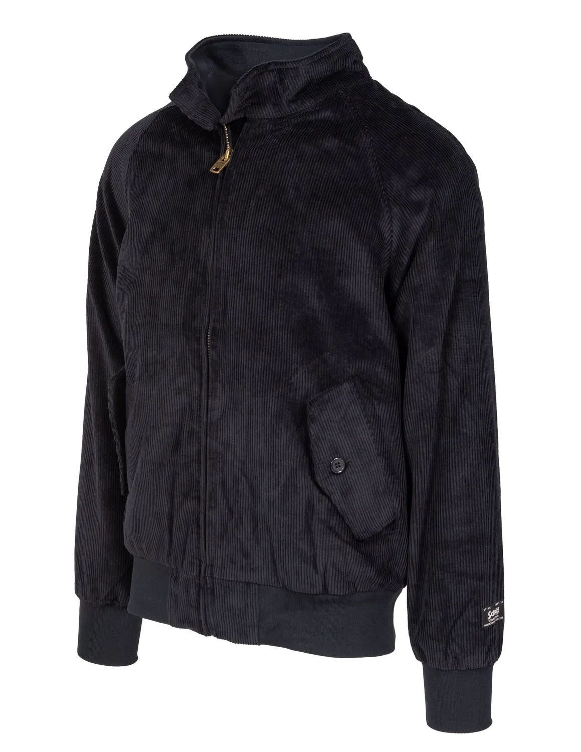 Schott NYC 8407 cordjakke svart bomull