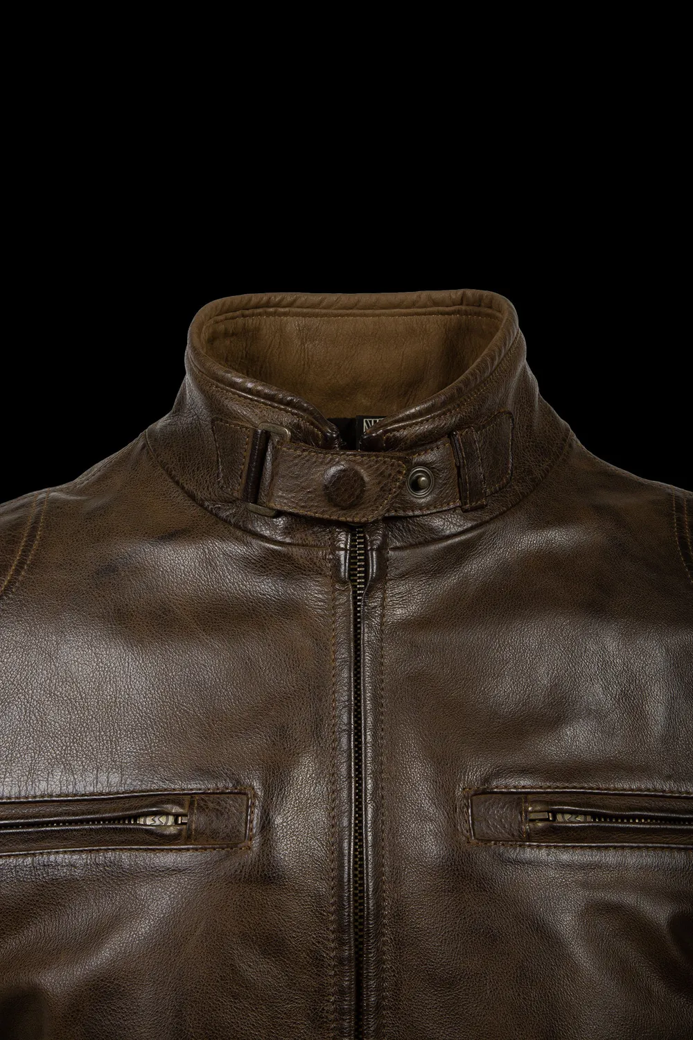 Matchless Osborne Blouson skinnjakke antique brown