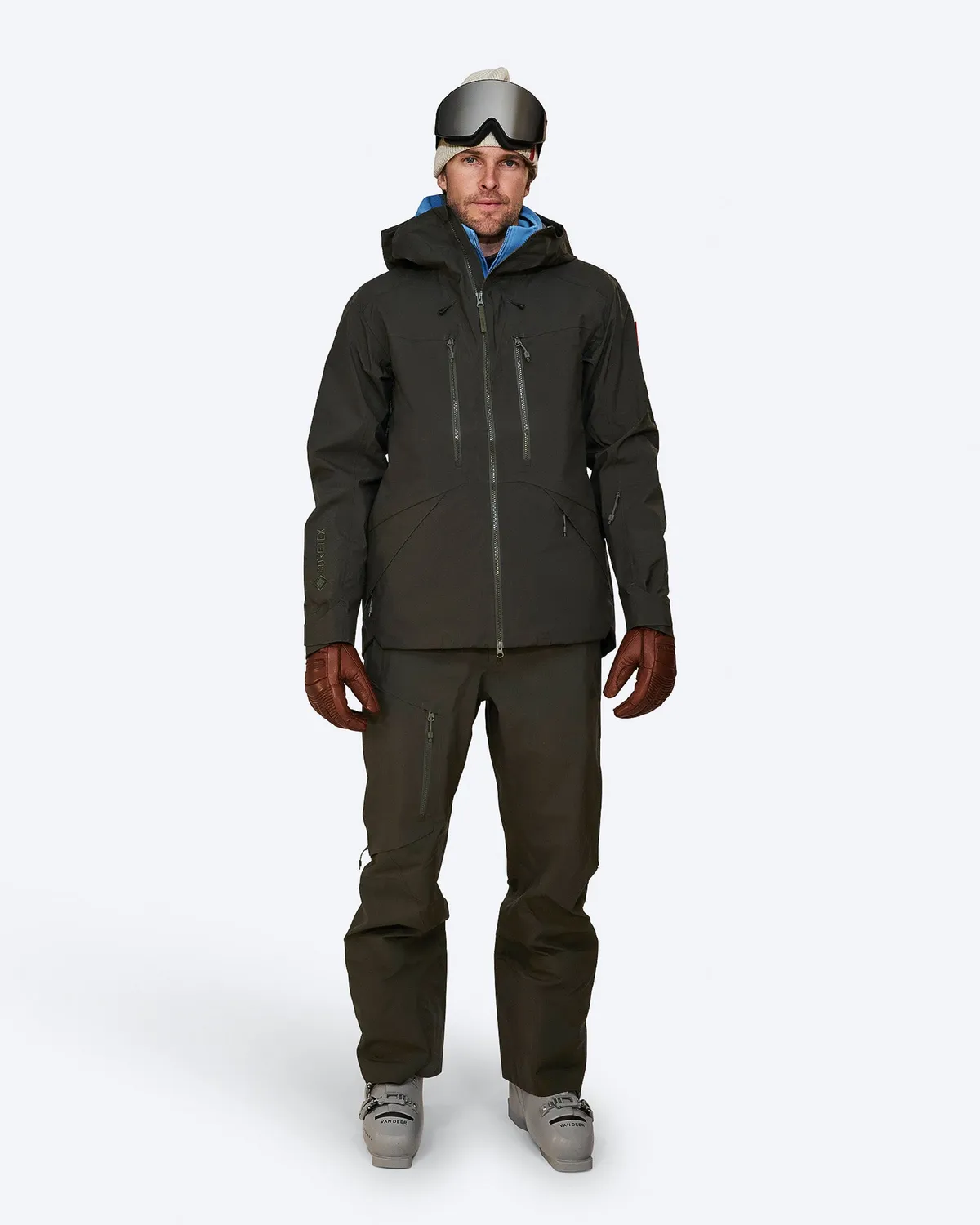 The Mountain Studio Z-2 EPE GORE-TEX skalljakke Peat vanntett