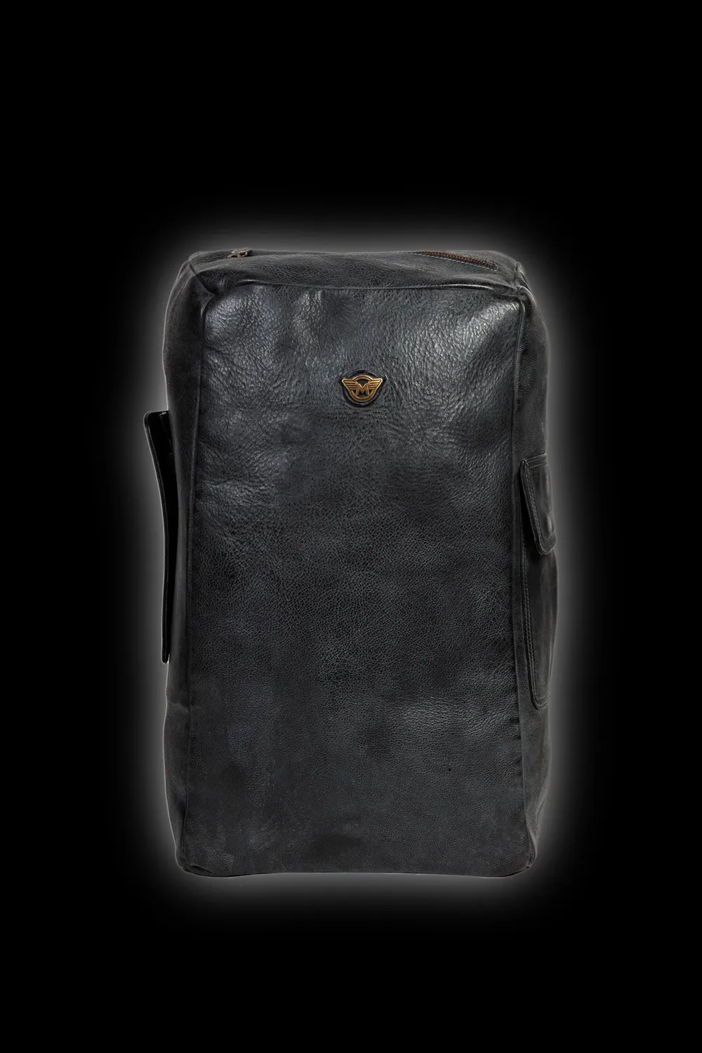 Matchless Seal ryggsekk vintage black skinn