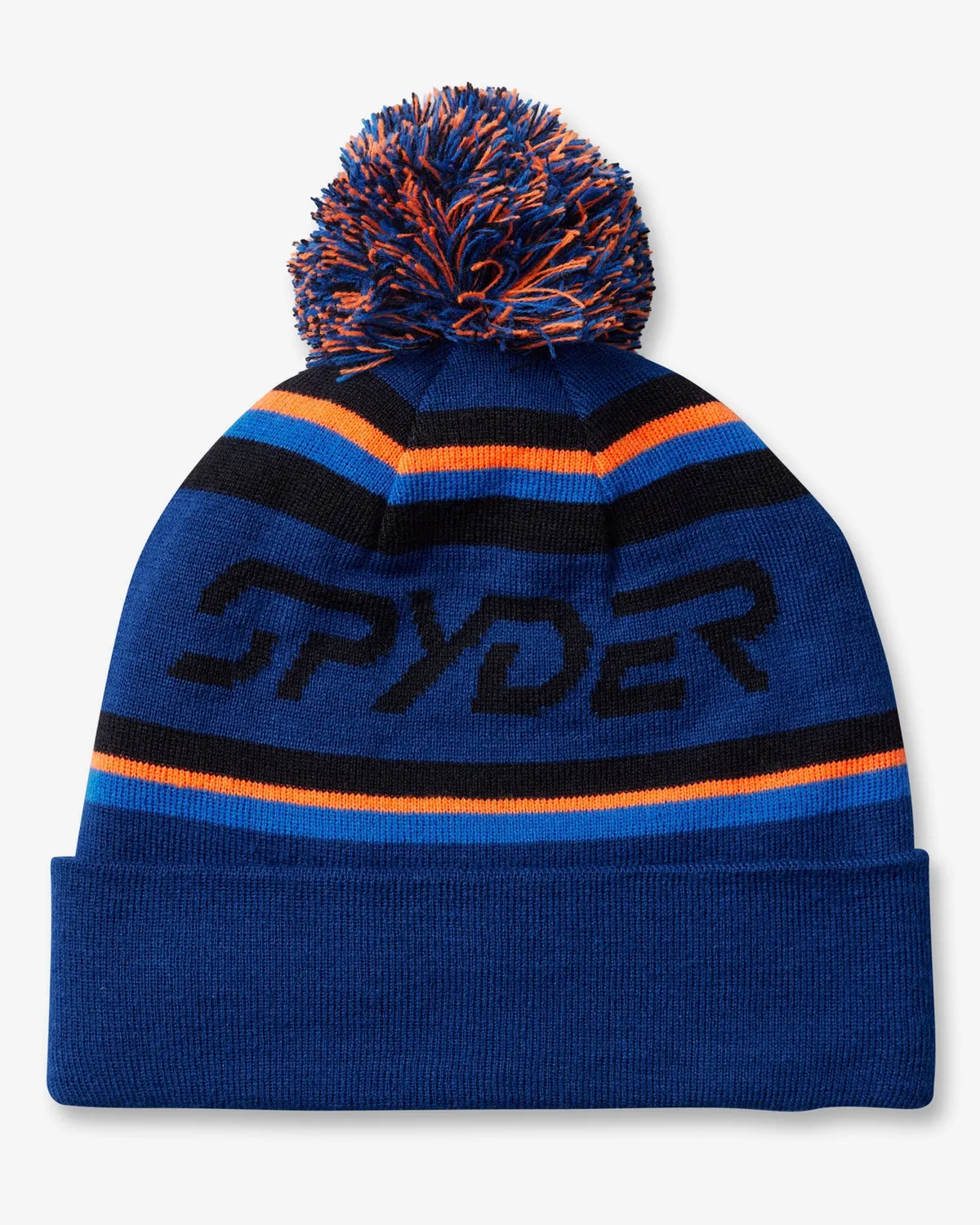 Spyder Icebox lue indigo stripet fleecefôr