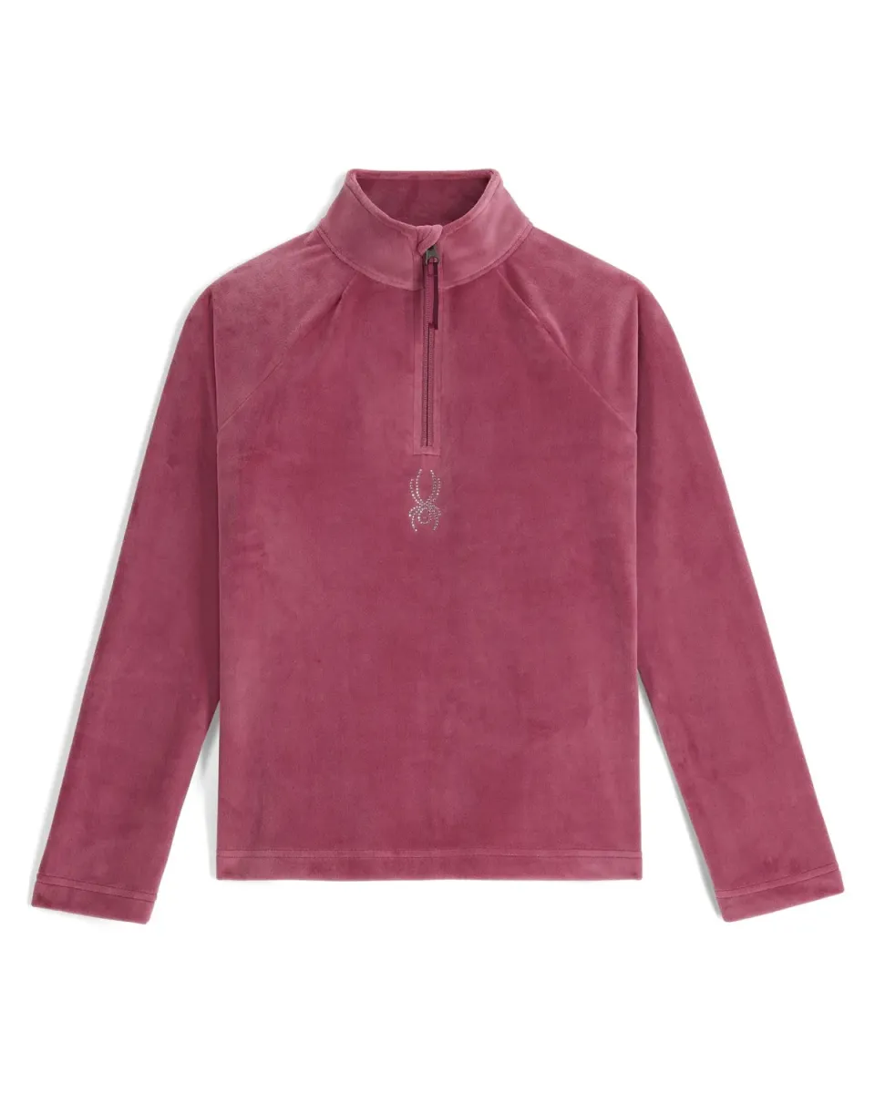 Spyder Shimmer Bug Half Zip genser jente acai