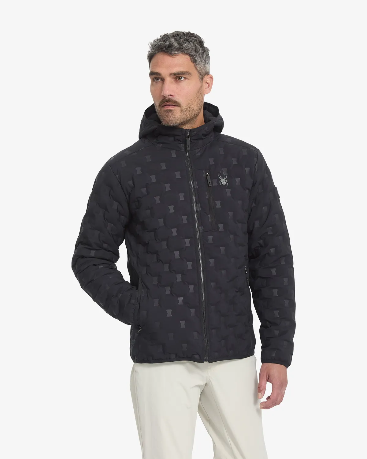 Spyder Zenith Hooded Down dunjakke svart lett