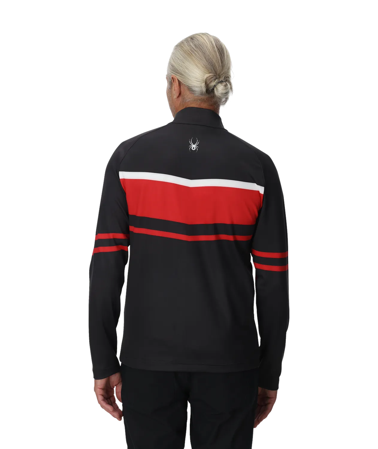 Spyder Legacy Half Zip genser herre svart UPF 50+