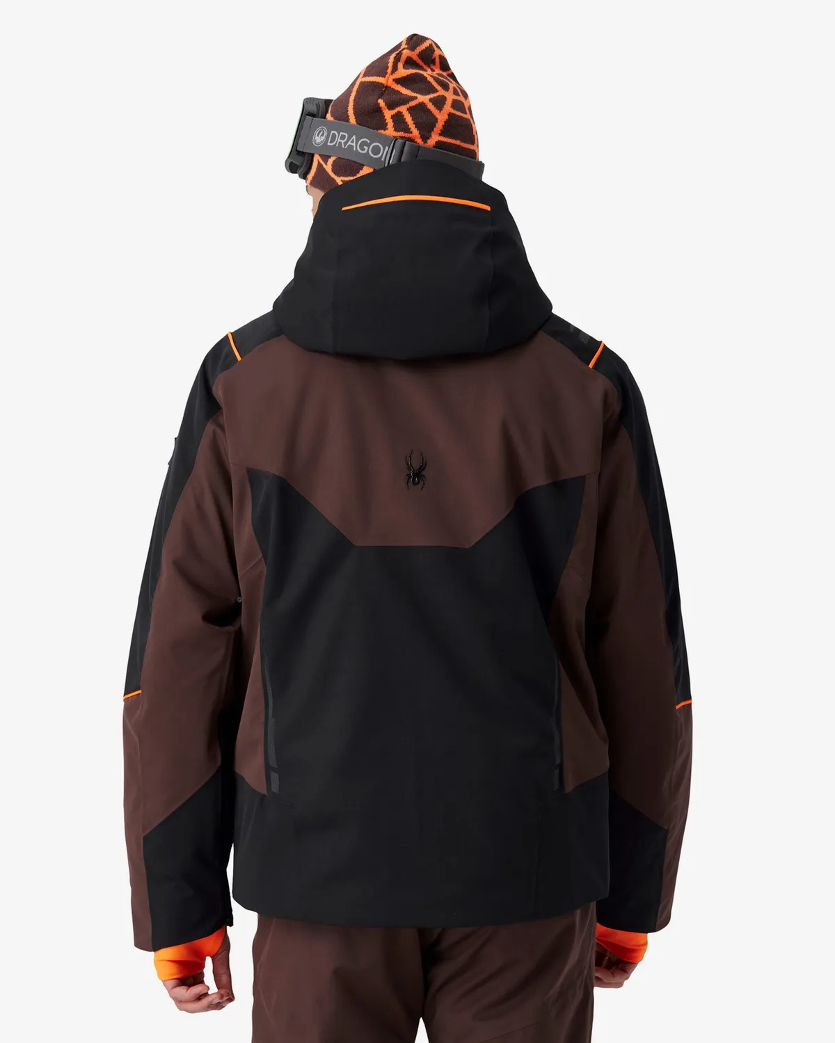 Spyder Titan skijakke herre mocha 30K vanntett