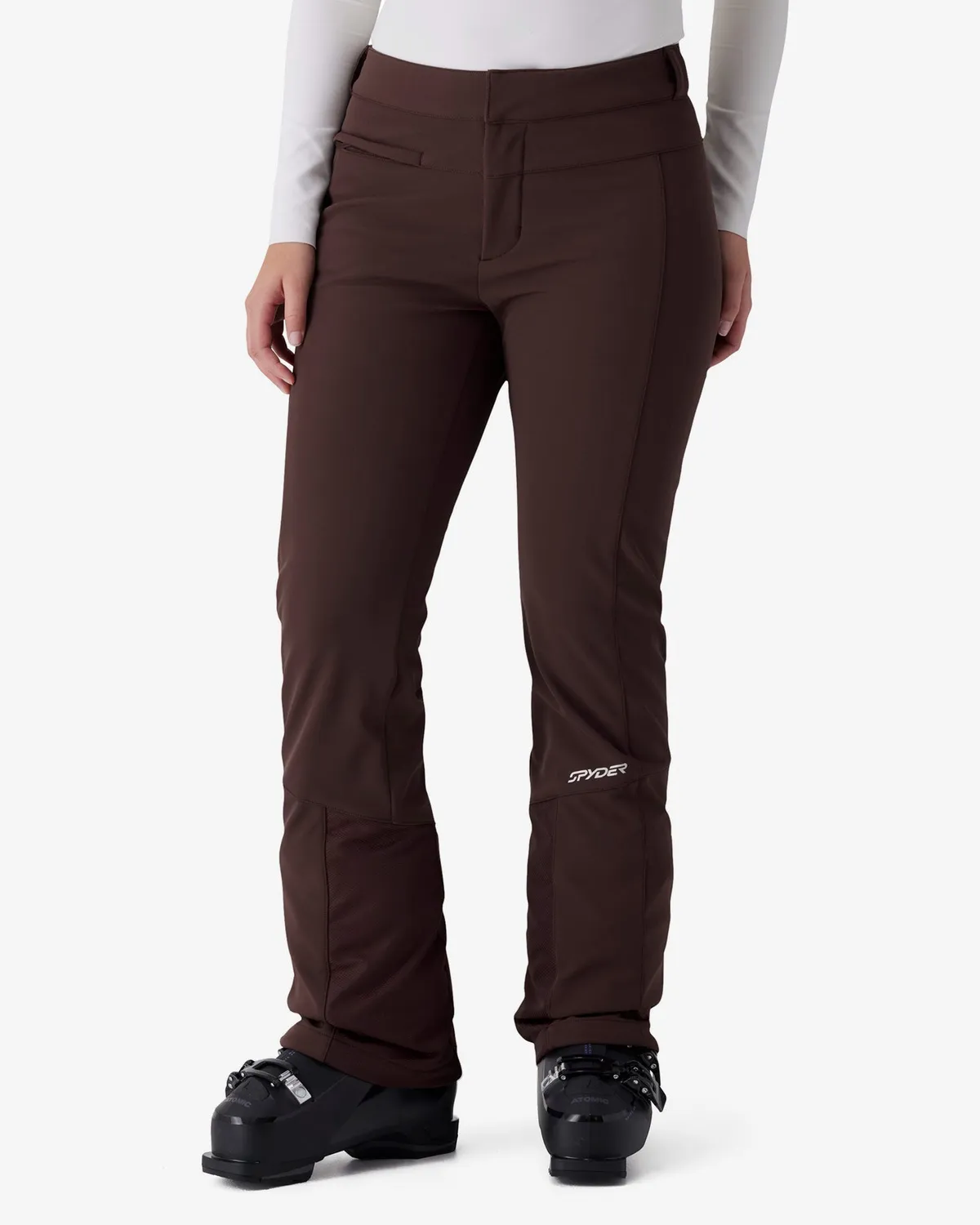 Spyder Orb softshellbukse dame Black vindtett