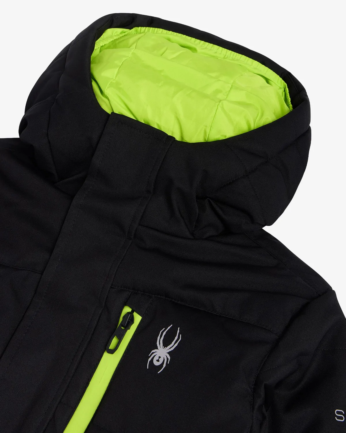 Spyder Whiteout Down Jacket skijakke gutt svart 10K