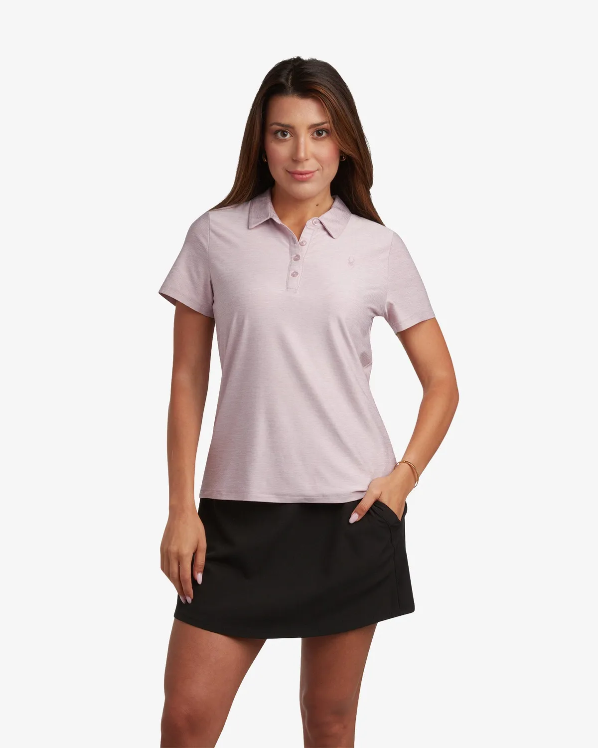 Spyder Weekender polo dame Svart pustende