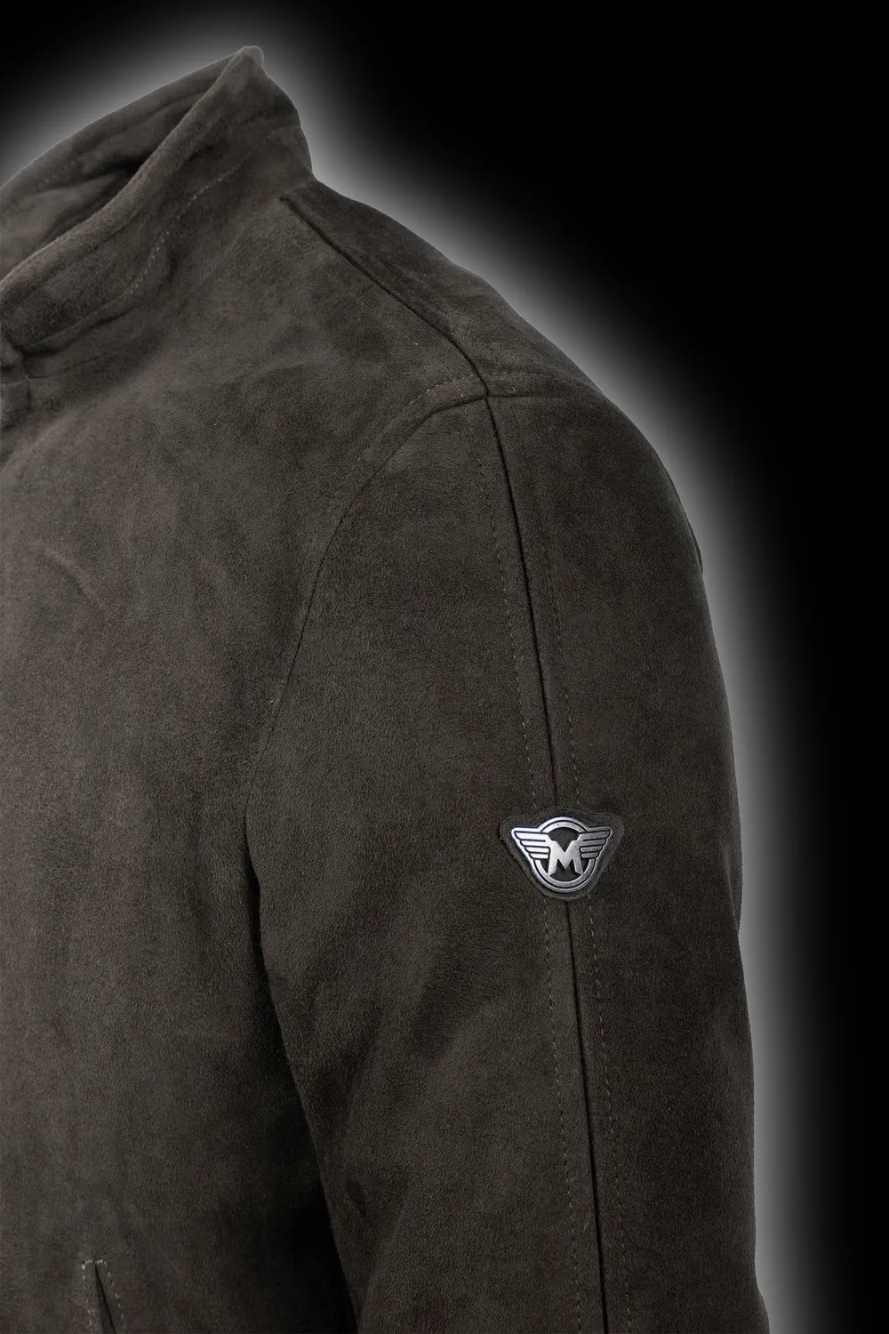 Matchless Mission 2025 Blouson semskjakke grå slim herre