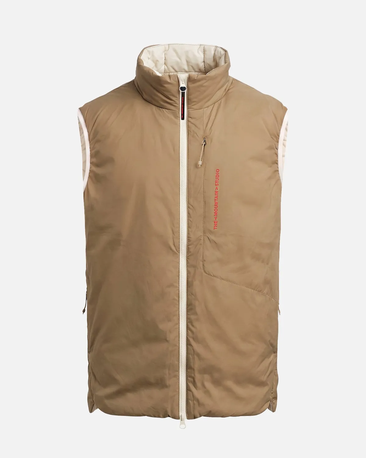 The Mountain Studio V-1 RL Reversible dunvest Almond Milk-Otter