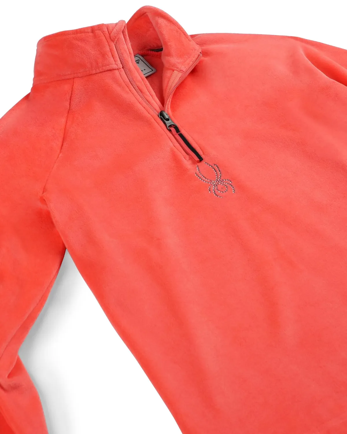 Spyder Shimmer Bug fleecegenser jente Coral Haze
