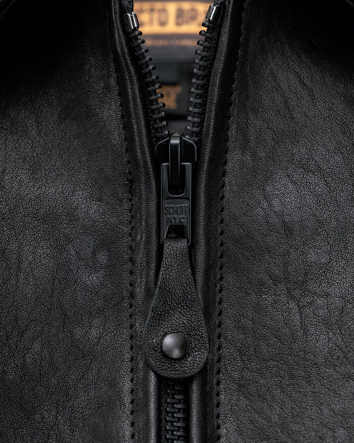 Schott NYC Perfecto P266 skinnjakke Black lammeskinn