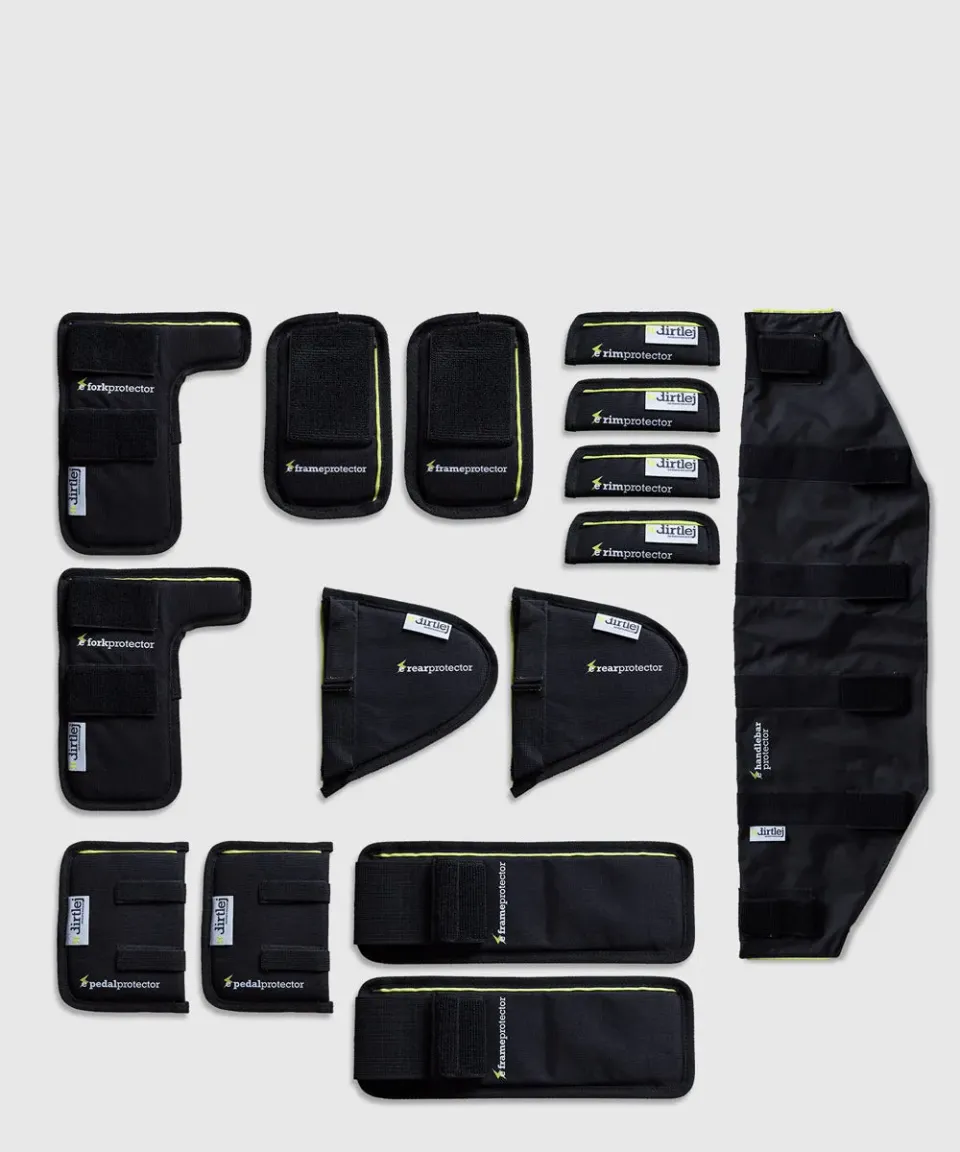Dirtlej Bikeprotection E-Bike transportbeskyttelse 18 deler