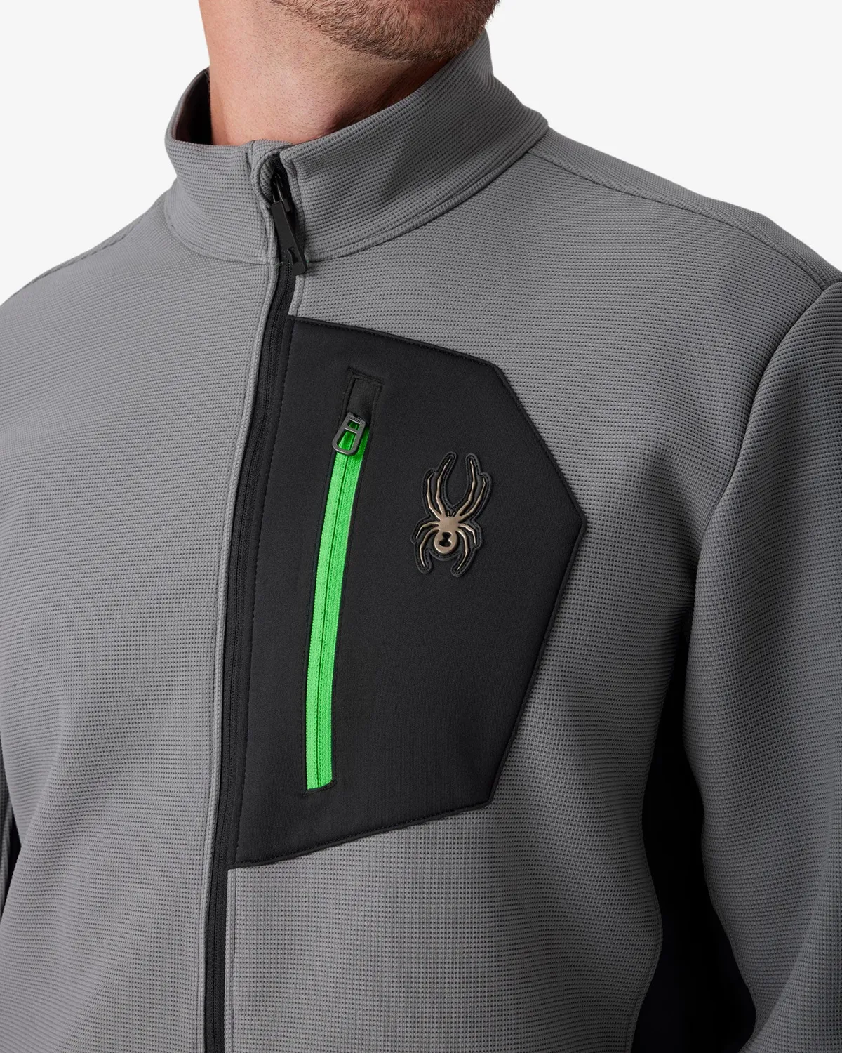 Spyder Bandit fleecejakke herre storm DWR