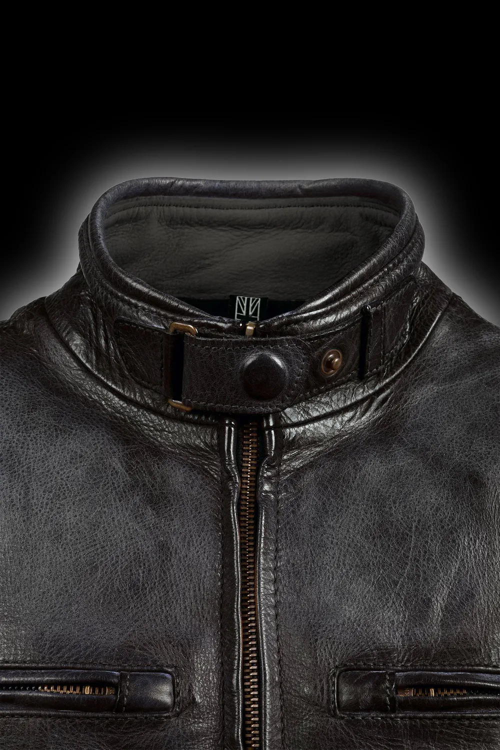 Matchless Osborne Quilted Blouson motorsykkeljakke antique black