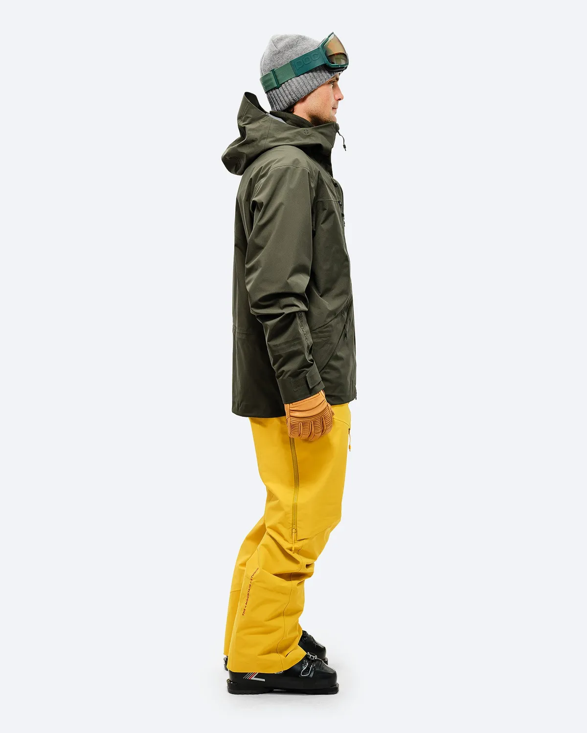 The Mountain Studio Y-1 PRO GORE-TEX skallbukse Nugget Gold