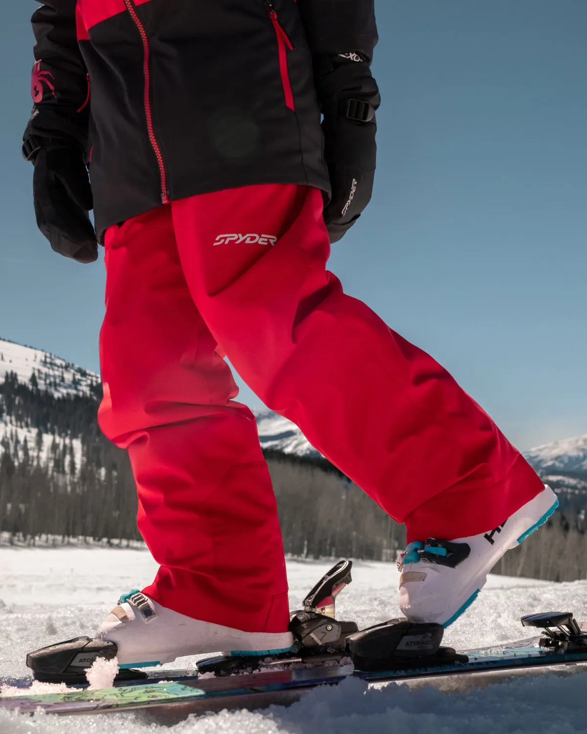 Spyder Propulsion skibukse Spyder Red gutt