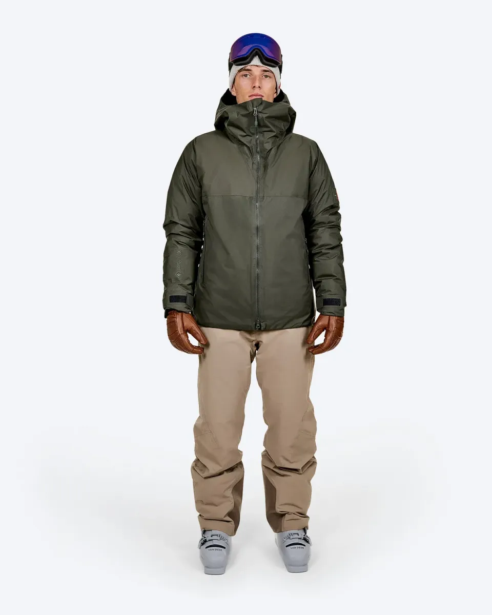 The Mountain Studio S-4 D skijakke Forest Green Gore-Tex dun