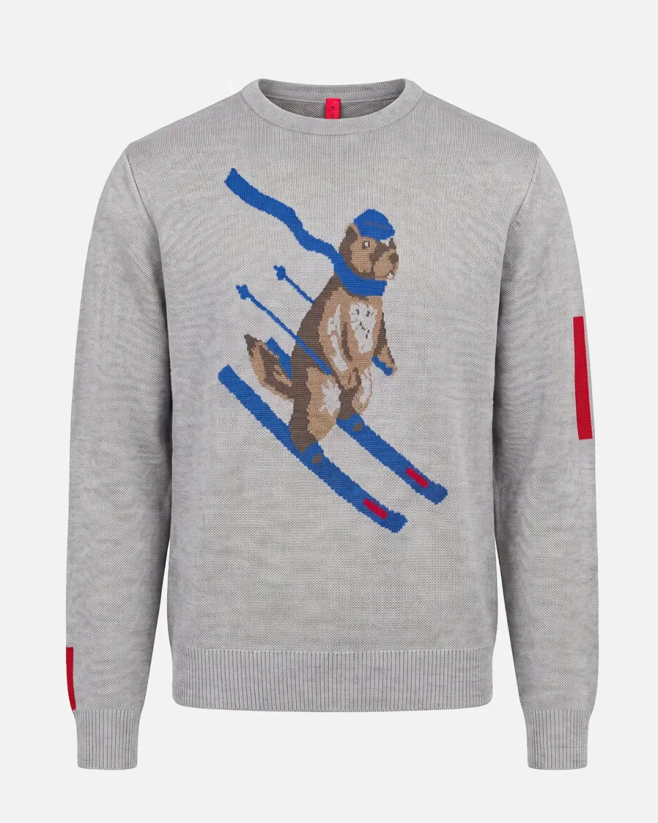 The Mountain Studio K-3 M ullgenser Grey Melange merino