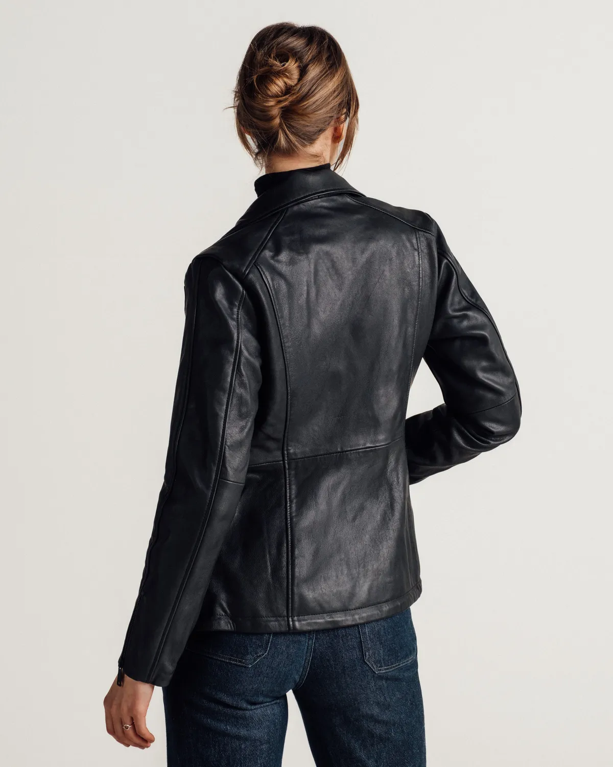 Schott NYC 2909W skinnjakke svart dame