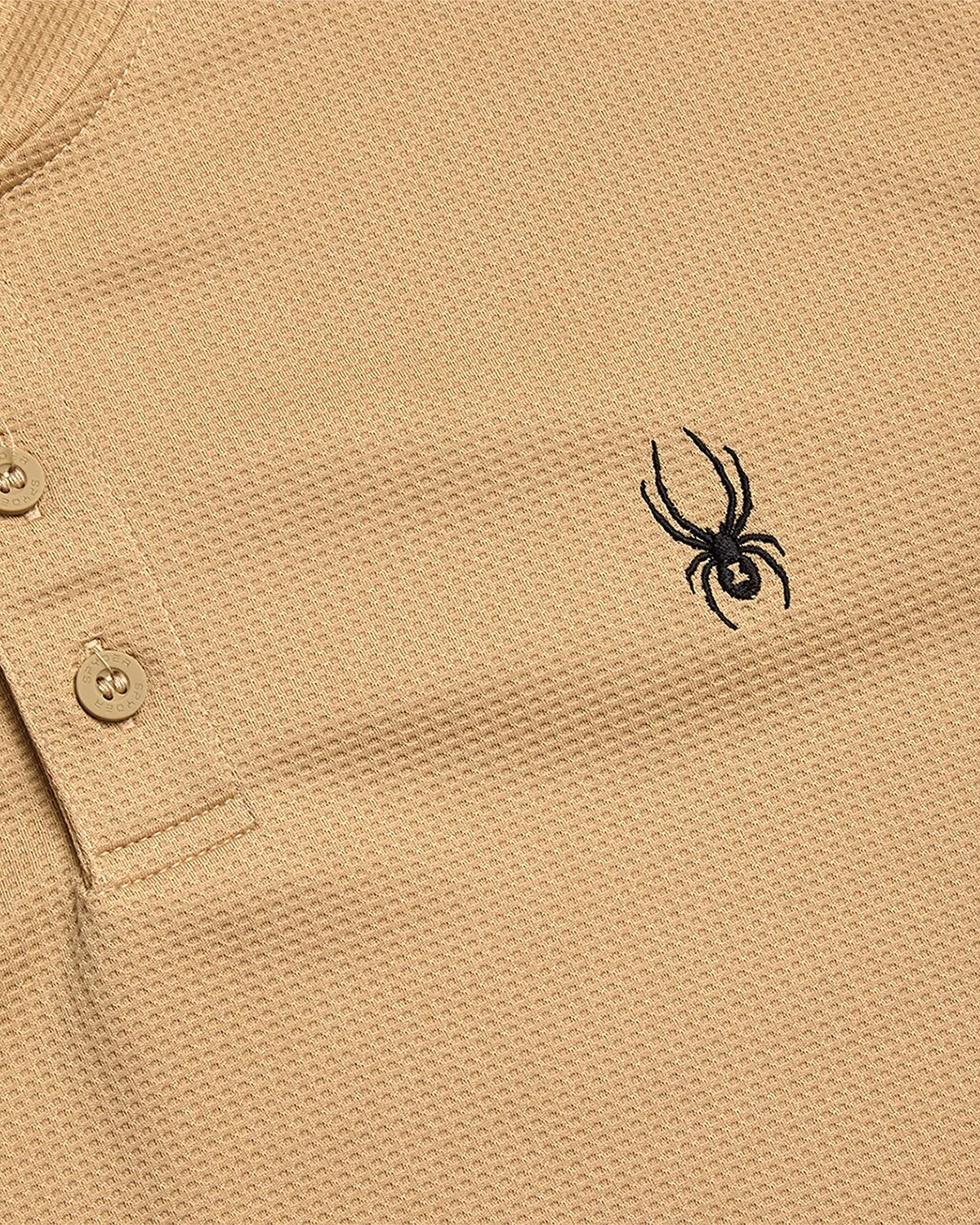Spyder Thermal Henley trøye herre sand langermet