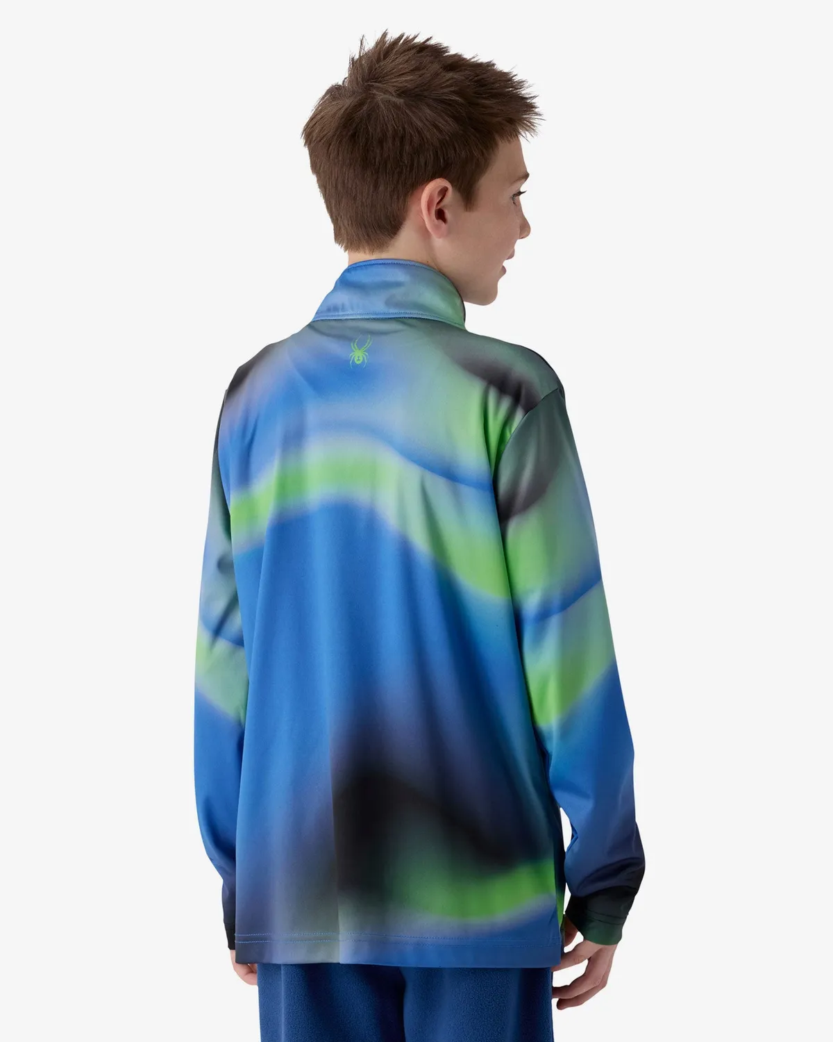 Spyder Jacobs quarter-zip genser gutt blå UPF50