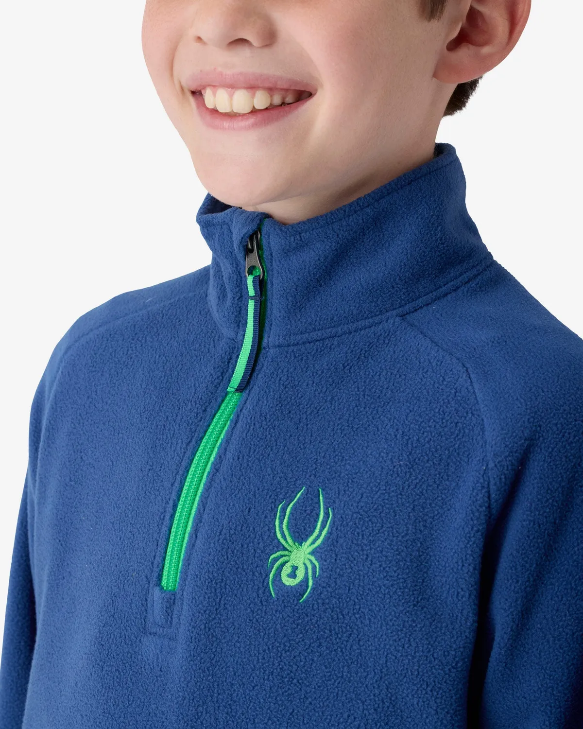 Spyder Speed Fleece genser barn Indigo half-zip