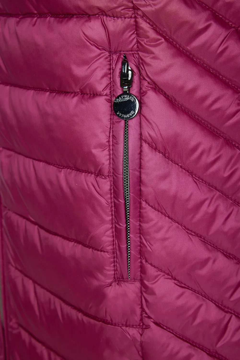 Danwear Albina Light Down dunjakke pink/sand lett dun