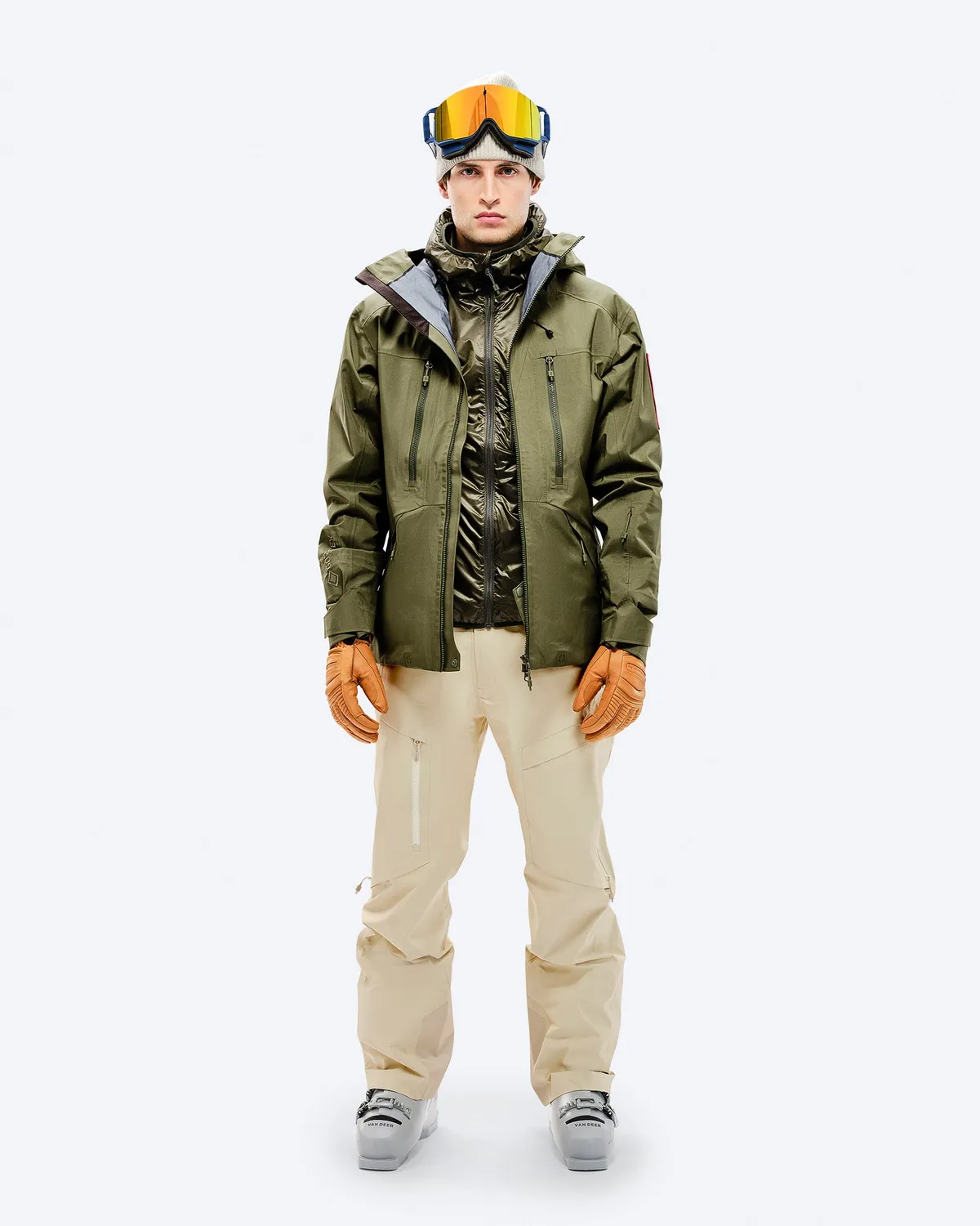 The Mountain Studio Z-2 EPE skalljakke Winter Moss Gore-Tex