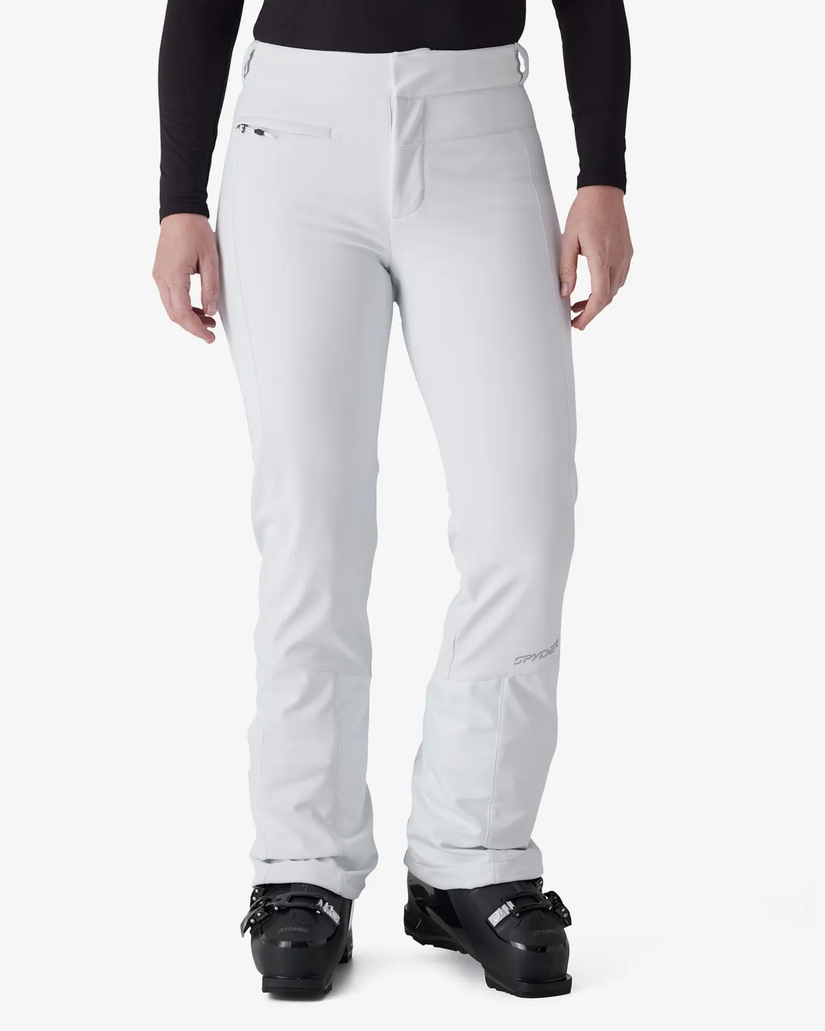 Spyder Orb softshellbukse dame Black vindtett